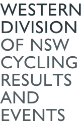 Western Division  of NSW Cycling Results and  EVENTS